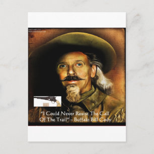 Buffalo Bill Cody Seine Waffe & Zitat Geschenke & Postkarte