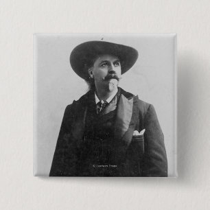 Buffalo Bill-Porträt Button