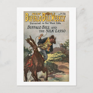 Buffalo Bill Weekly 7 - vintage Postkarte