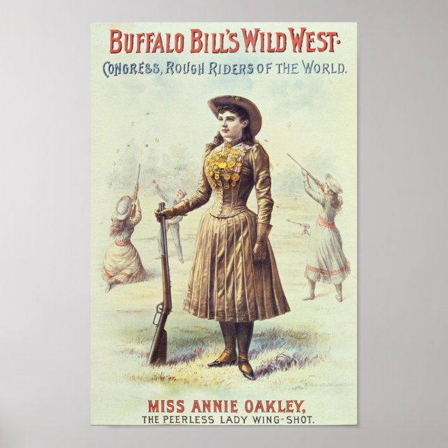 Buffalo Bill Wild West Annie Oakley Poster (Vorne)
