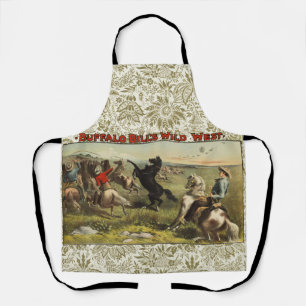 Buffalo Bill Wild West Cowboy Pferd Poster Schürze