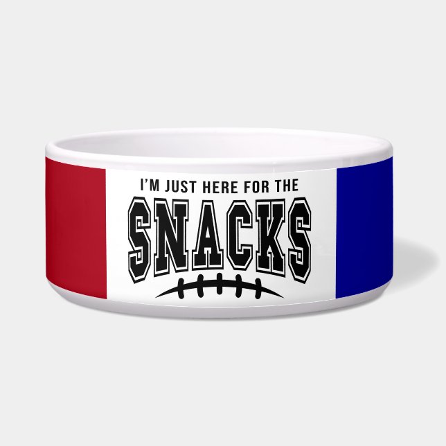 Buffalo Bills Fußball hier für Snacks Pet Napf (Vorderseite)