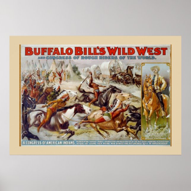 Buffalo Bill's Wild West Indian Poster (Vorne)
