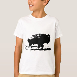 Buffalo Bison Pop Art T-Shirt
