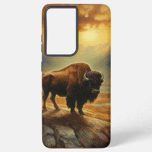 Buffalo Bison Sunset Silhouette Samsung Galaxy Hülle