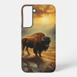Buffalo Bison Sunset Silhouette Samsung Galaxy Hülle