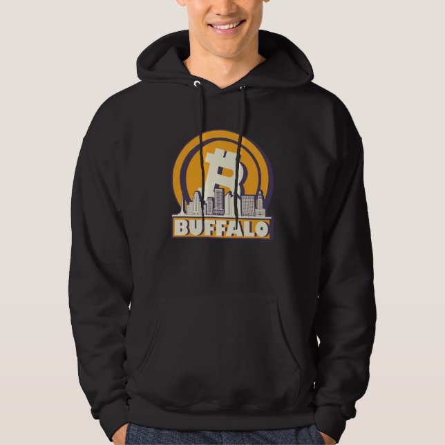Buffalo Bitcoin Maximalist  Bitcoin Buffalo Skylin Hoodie (Vorderseite)