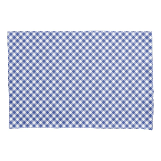 Buffalo Blue White. Kissenbezug (Vorderseite)