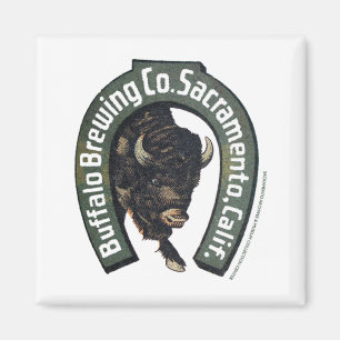 Buffalo Brewing Company, Sacramento, CA Magnet