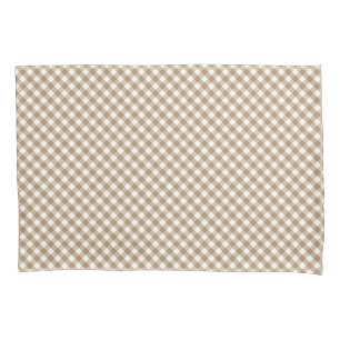 Buffalo Brown White Kissenbezug