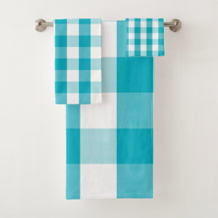 Buffalo Check - Serviette Bleue Scuba