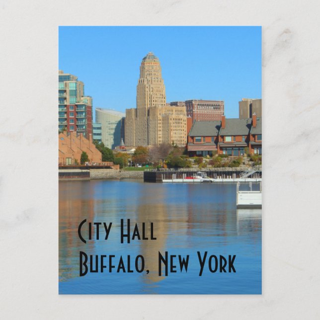 Buffalo City Hall Postkarte (Vorderseite)