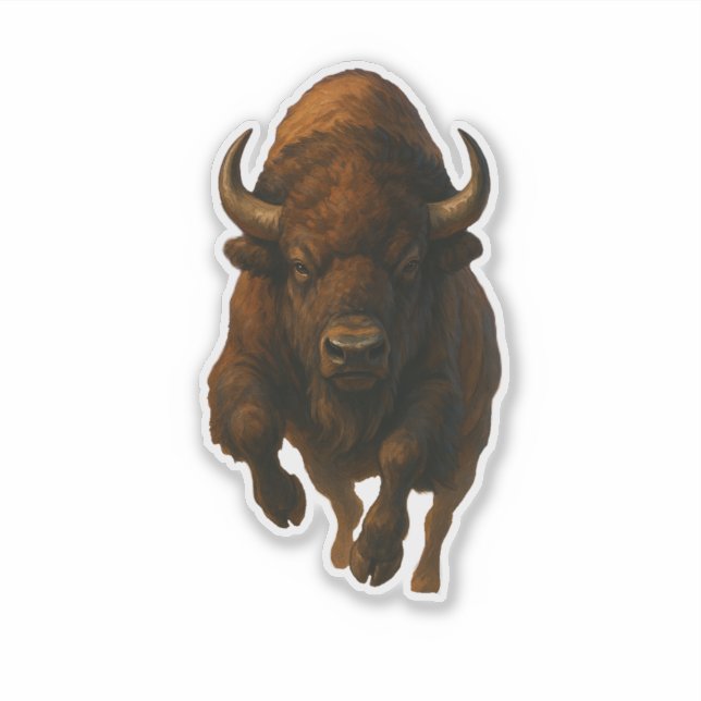 Buffalo Cut-out Sticker (Vorderseite)