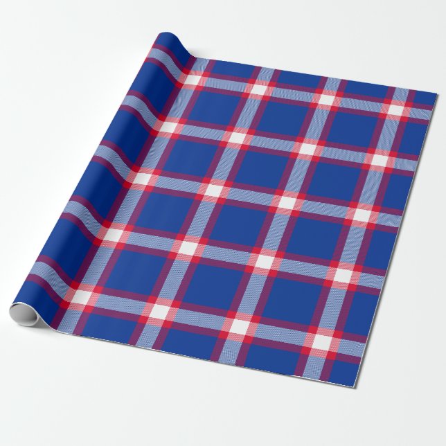 Buffalo Football Kariert Wrapping Paper Geschenkpapier (Ungerollt)