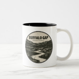 Buffalo Gap National Grassland Bach Zweifarbige Tasse