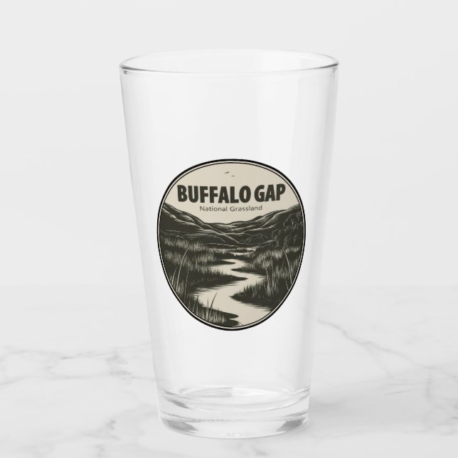 Buffalo Gap National Grassland Stream Glas (Vorderseite)