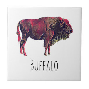 Buffalo Gift Fliese