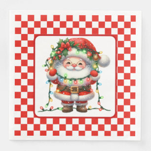 Buffalo Gnome Christmas Serviette