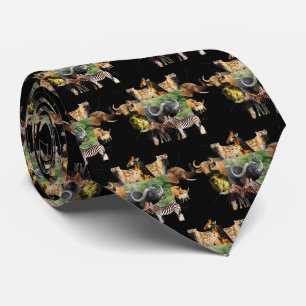 Buffalo Grass Wildlife Rahmen Neck Tie Krawatte