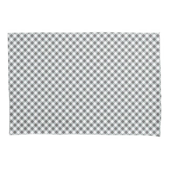 Buffalo Gray White Kissenbezug (Vorderseite)