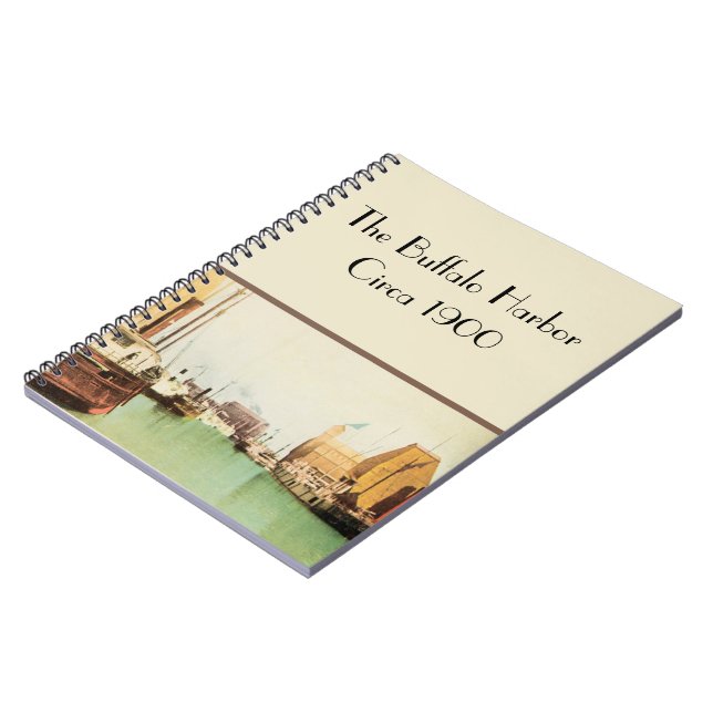 Buffalo Harbour Vintag-Notebook Notizblock (Linke Seite)