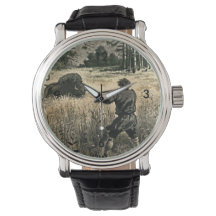 Buffalo Hunt Wild West Frontiersman Natur