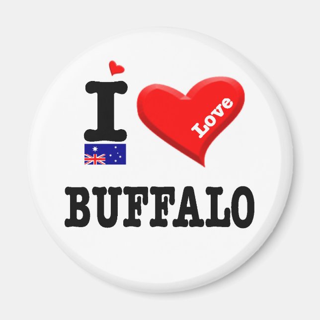 BUFFALO - I-Liebe Magnet (Vorne)