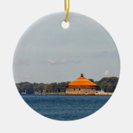 Buffalo Intake Crib Lighthouse Keramik Ornament