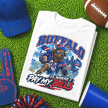 Buffalo ist, wo ich meine Rechnungen bezahle Footb