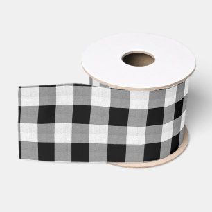 Buffalo Kariert Black and White ID603 Ripsband
