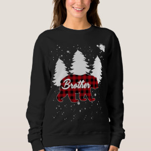 Buffalo Kariert Brother Bären Weihnachtsbaum Pajam Sweatshirt