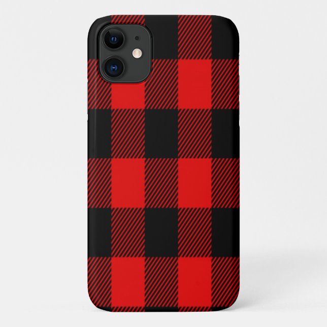 Buffalo Kariert Case-Mate iPhone Hülle (Rückseite)