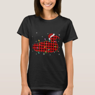 Buffalo Kariert Family Matching Loon Bird Weihnach T-Shirt