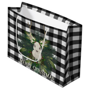 Buffalo Kariert Festivals Weihnachten Große Geschenktüte