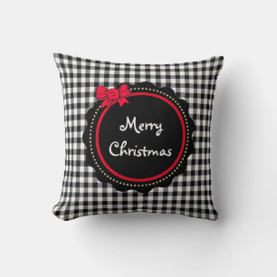 Buffalo Kariert Frohe Weihnachtsdekoration Kissen