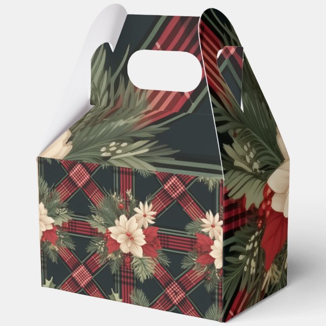 Buffalo Kariert Gable Geschenkboxen mit Handle Geschenkschachtel (Rückseite)