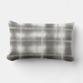 Buffalo kariert grau Tartan Aquarell rustikal Lendenkissen