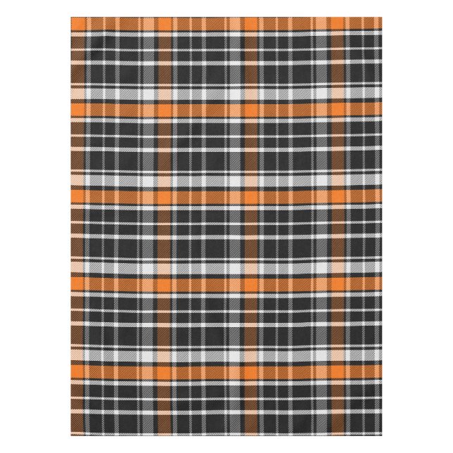 Buffalo Kariert Halloween Pattern Tischdecke (Vorderseite)
