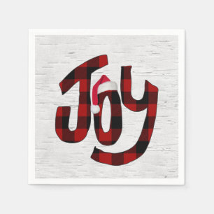 Buffalo Kariert Joy on White Birch Serviette