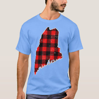 Buffalo Kariert Maine T-Shirt