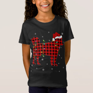 Buffalo Kariert Matching Siberian Husky Christmas  T-Shirt