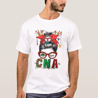 Buffalo Kariert Nurse X mas T-Shirt
