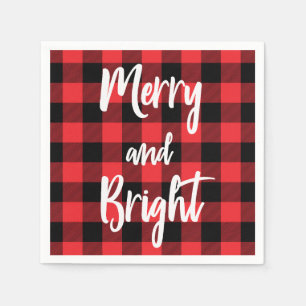 Buffalo Kariert Paper Napkin Serviette