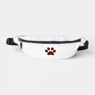 Buffalo Kariert Paw print Dog oder Cat Lovers Chri Bauchtasche