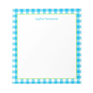 Buffalo Kariert Personalisiert Notepad Notizblock