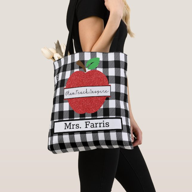 Buffalo Kariert Red Apple Teacher  Tasche (Von Nahem)