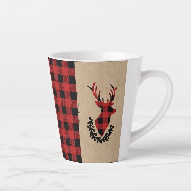 Buffalo Kariert Red Rustic Stag Milchtasse (Rechts)