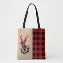 Buffalo Kariert Red Rustic Stag