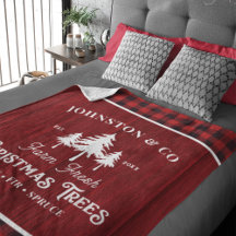 Buffalo Kariert Rustikale Weihnachtsbaumfarm