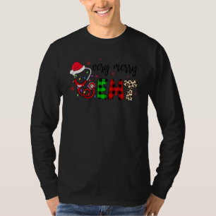 Buffalo Kariert sehr froh Emt Nurse Life Merry Chr T-Shirt